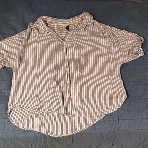 Women's Button-Up T-shirt